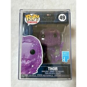 Funko Pop Art Series Thor 49 Marvel Infinity Saga Purple Avengers Endgame New